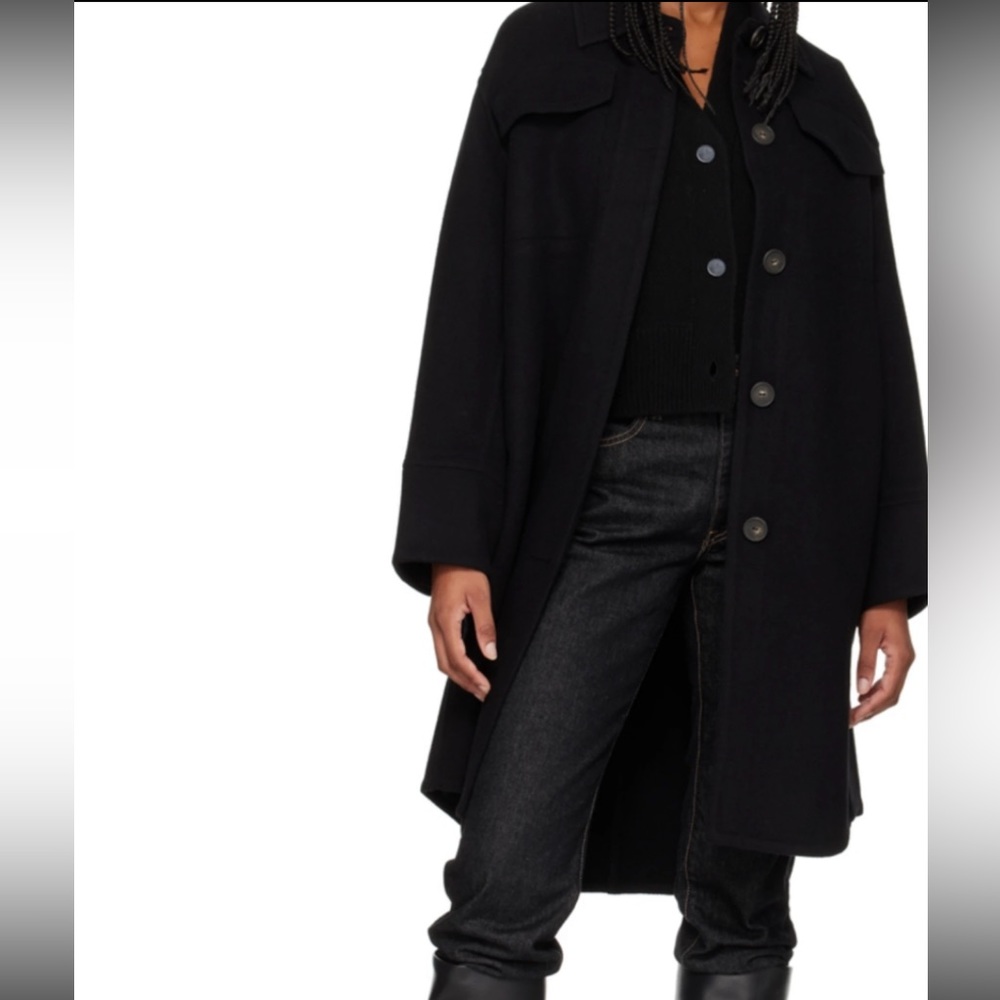 Vince brushed wool coat